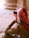 Wache in Petra - Jordanien